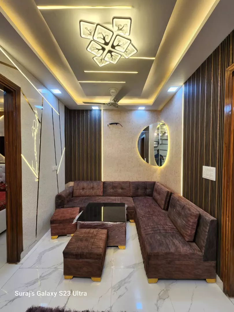 3bhk  3bhk semi furnished floor with lift and Car parking 90% bank - Image 5