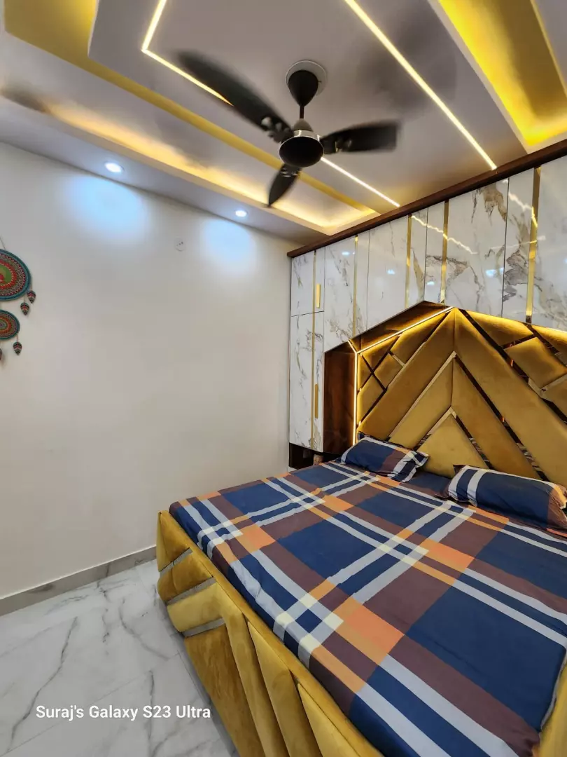 3bhk  3bhk semi furnished floor with lift and Car parking 90% bank - Image 6